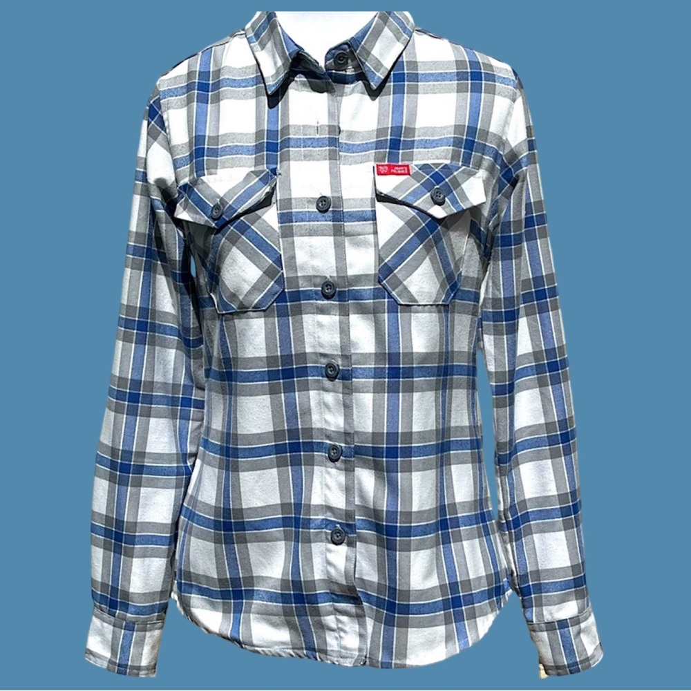DIXXON Women’s ADAM’S POLISHES RINSER Plaid Flannel Shirt Limited Edition Size S - Picture 10 of 13